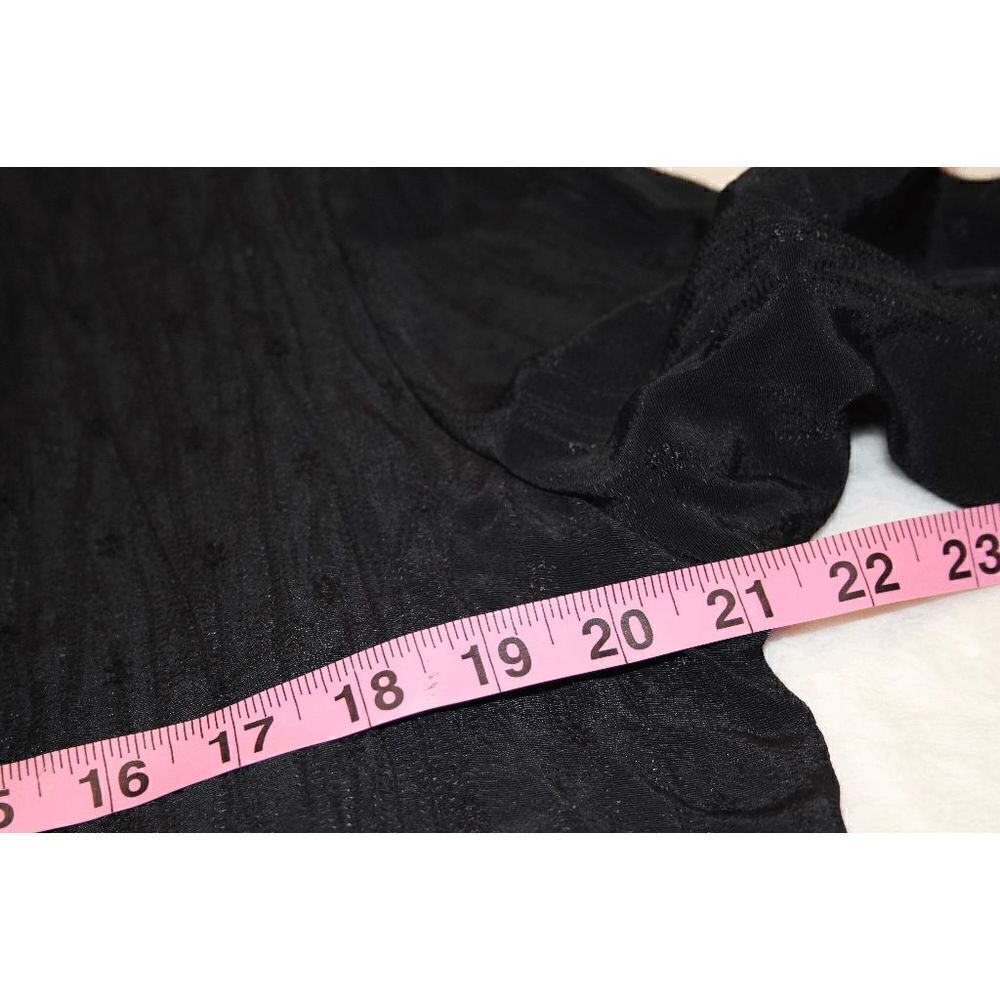 Milano Moda Black Button Down Tunic - Picture 7 of 11